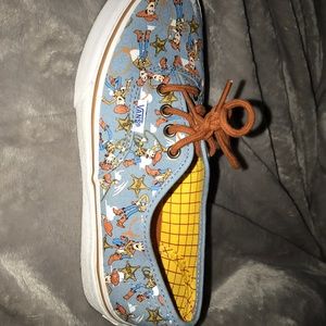 Woody Pixar/Disney vans kids size 4